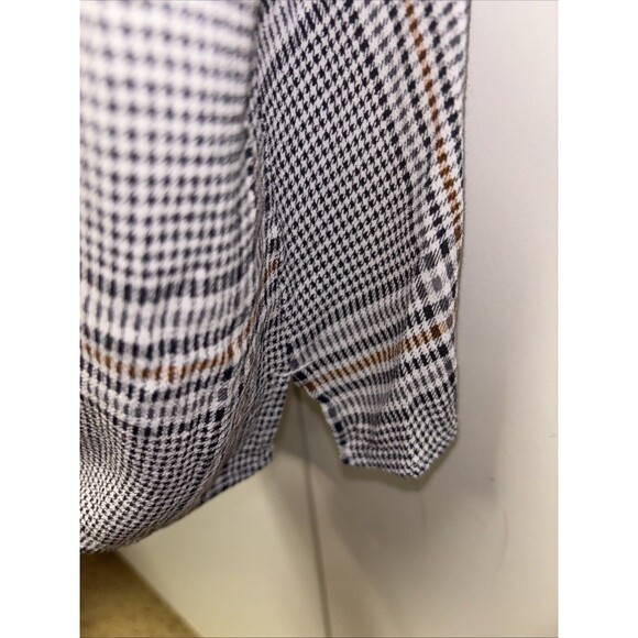 Abercrombie Fitch Women Sleeveless Lace Trim Cami Tank Top S Adjust Straps Plaid - Picture 7 of 9